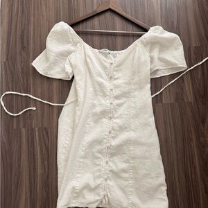 Abercrombie White Linen Dress